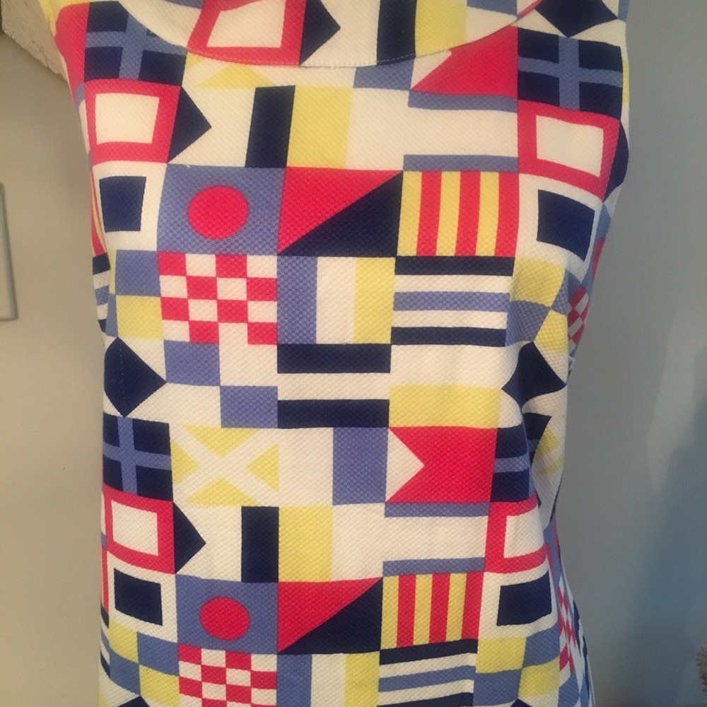 Vineyard Vines Multicolor Geometric Dress